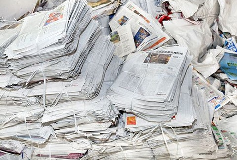 Waste Newspaper Double Shaft Shredder