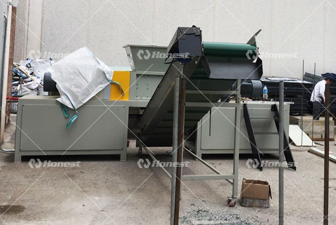 Aluminium-Plastic Panel (ACP) Double Shaft Shredder In Spain